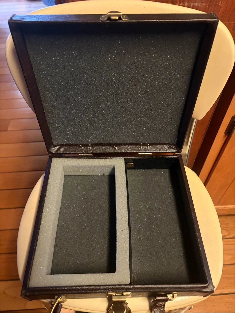 Leather Safety Box for Jewelry, Guns, Cash, etc.